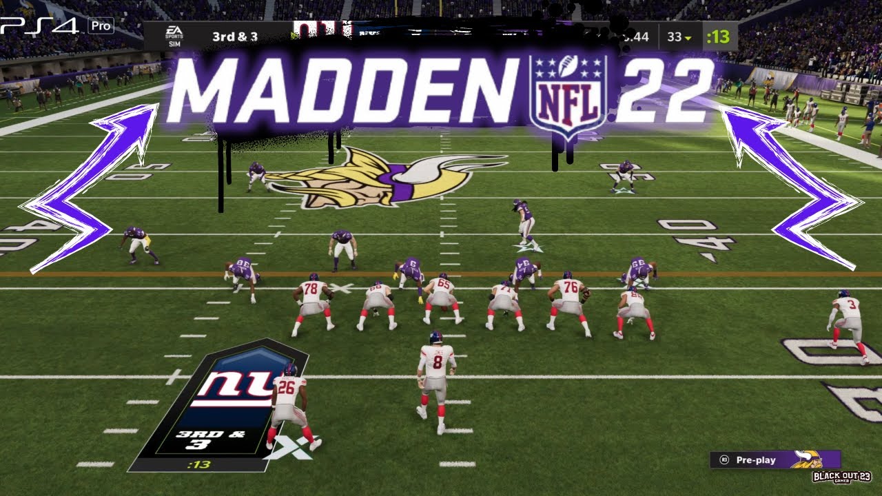 MADDEN 22-PS4 PRO Gameplay