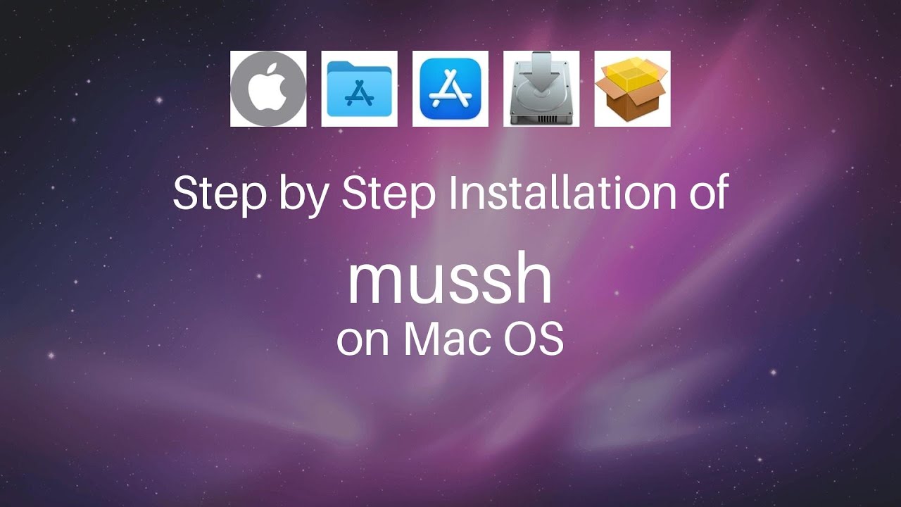 Download & install mussh on Mac OS (Monterey, Ventura, Sonoma, Sequoia) via Homebrew / brew