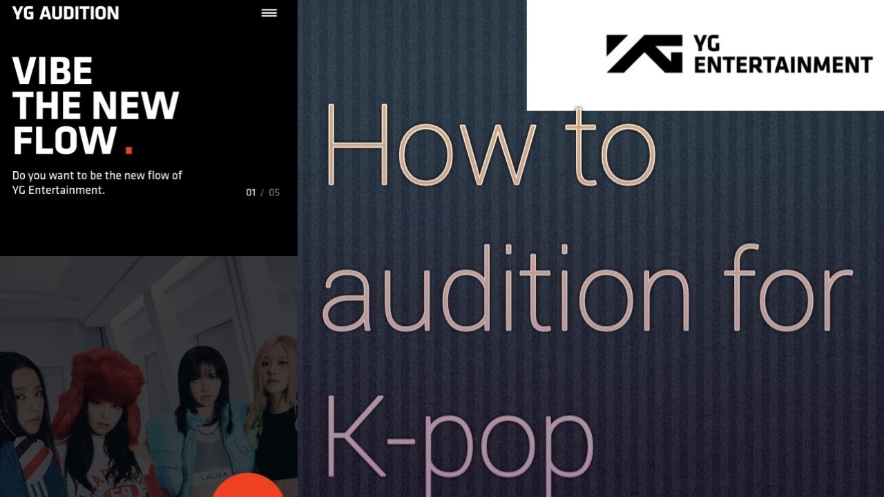 How to audition for K-pop in 2026/ YG Online audition tutorial 