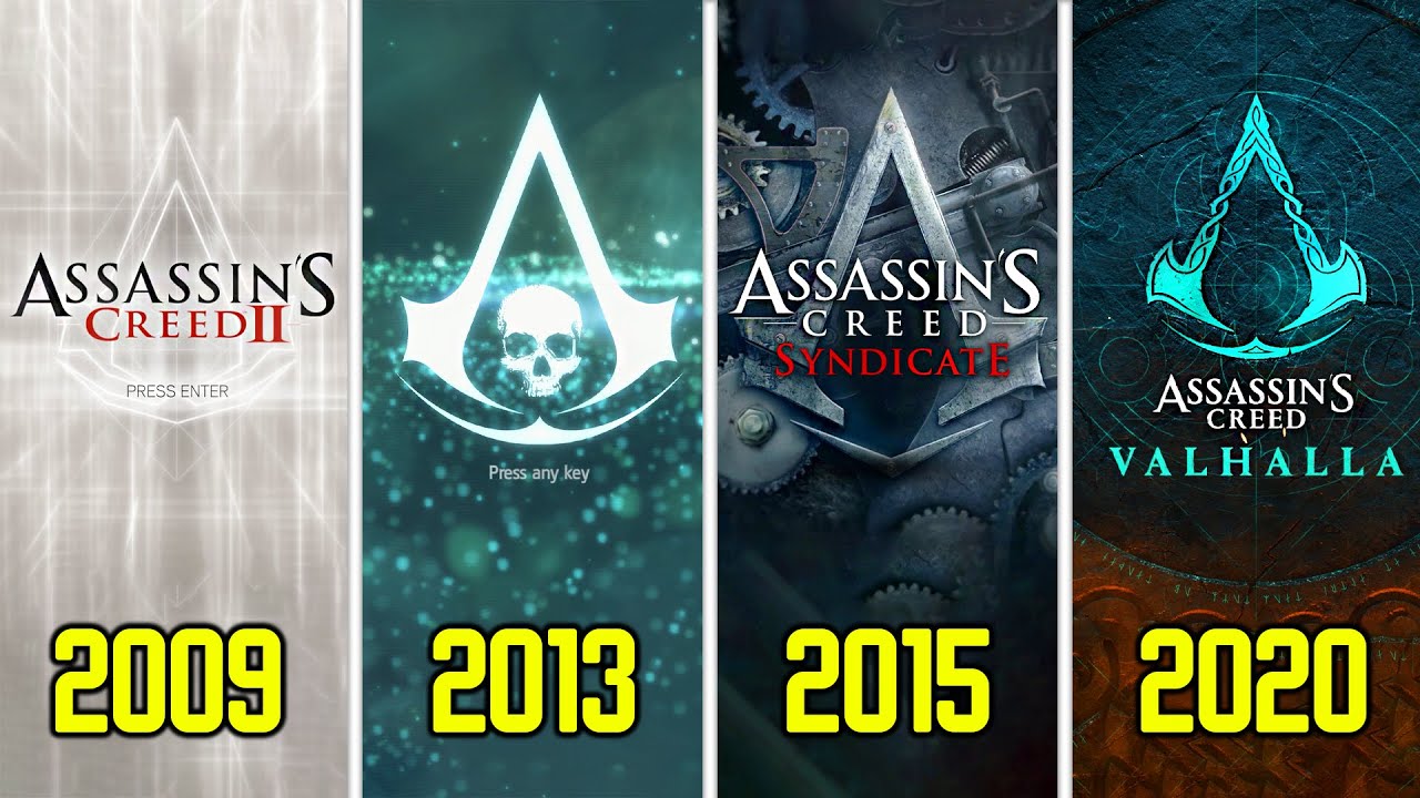 Starting Up Scene & Main Menu for Every Assassin's Creed (PC)