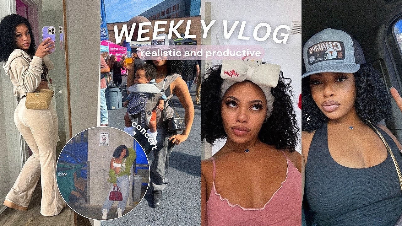VLOG: spend a few days w me! (Nails,Gameday,PlayboiCarti concert ECT)