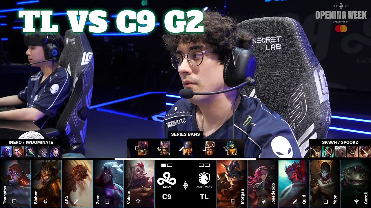 TL vs C9 Game 2 | LCS 2026 Lock-In Swiss Round 1 | Liquid vs Cloud9 G2