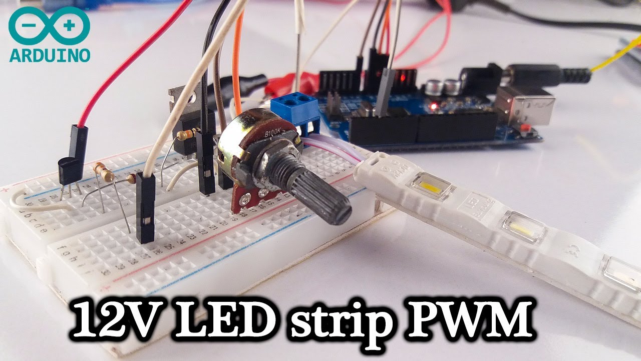 12v PWM LED dimmer circuit with Arduino | How to make a 12v PWM LED DIMMER CIRCUIT using Arduino