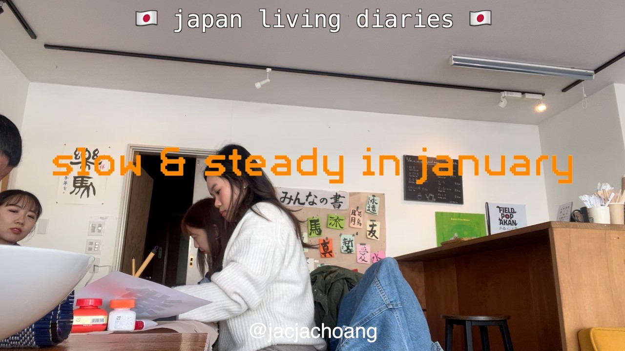 🇯🇵 JAPAN LIVING DIARIES 🇯🇵 | ep. 7 slow & steady for january