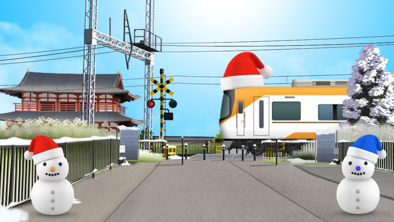 【踏切 Fumikri】美しい踏切風景 #7 ★四季と美しい踏切風景★ | 近鉄電車 | 交通 / Train & Railroad Crossing 