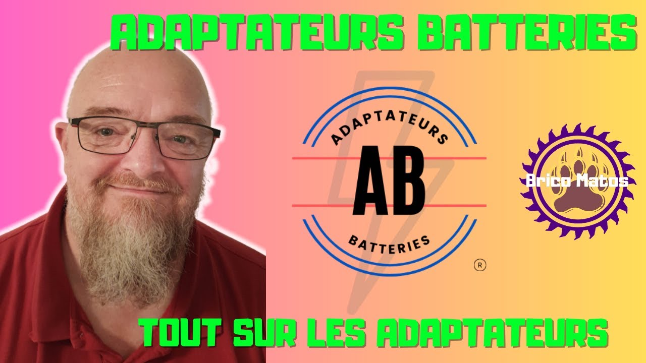 Adaptateurs batteries, LA super solution pour arrêter les nombreuses batteries et chargeurs.