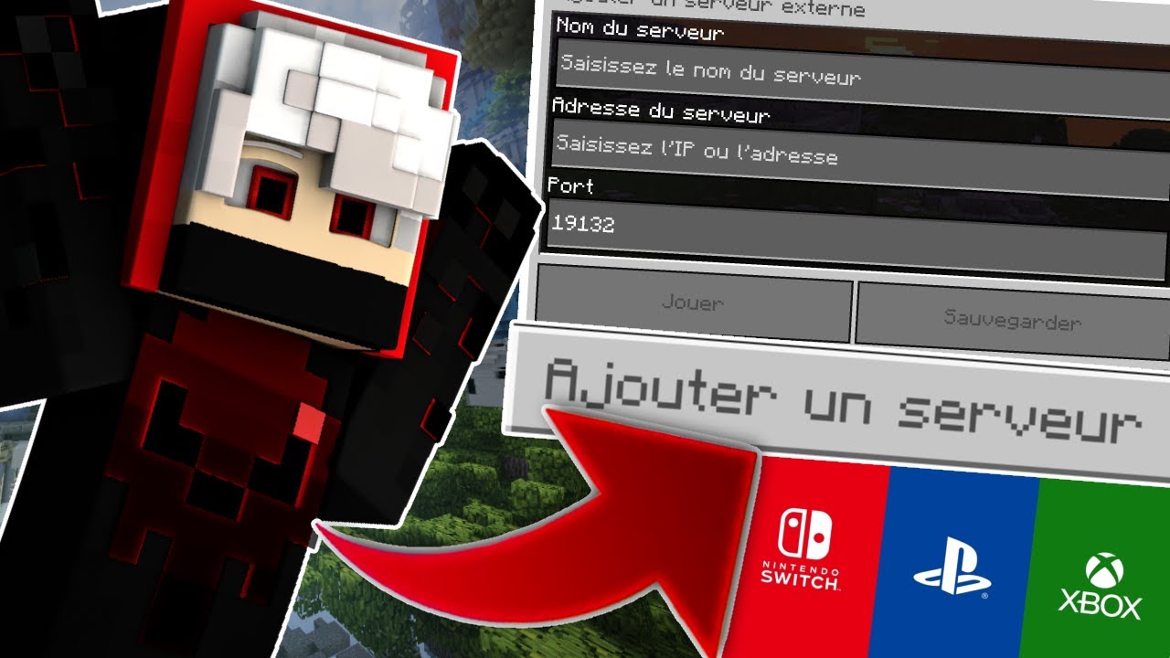 REJOINDRE UN SERVEUR PERSONALISÉ SUR MINECRAFT CONSOLE !