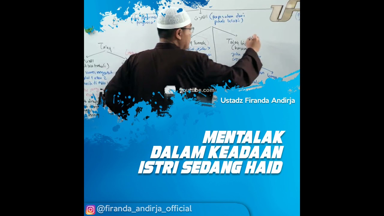 Talak Ketika Istri Dalam Keadaan Haid - Ustadz Firanda Andirja