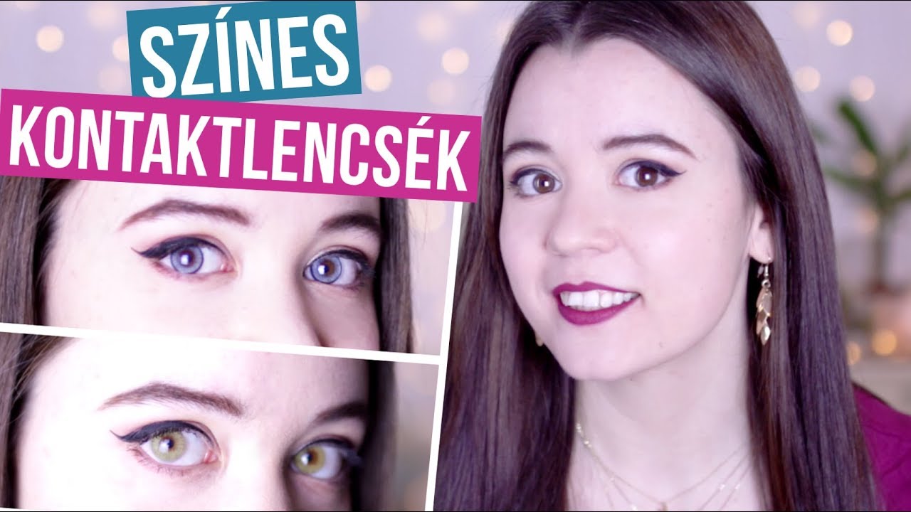 SZÍNES kontaktlencsék - természetesen! ⭐️ Luca