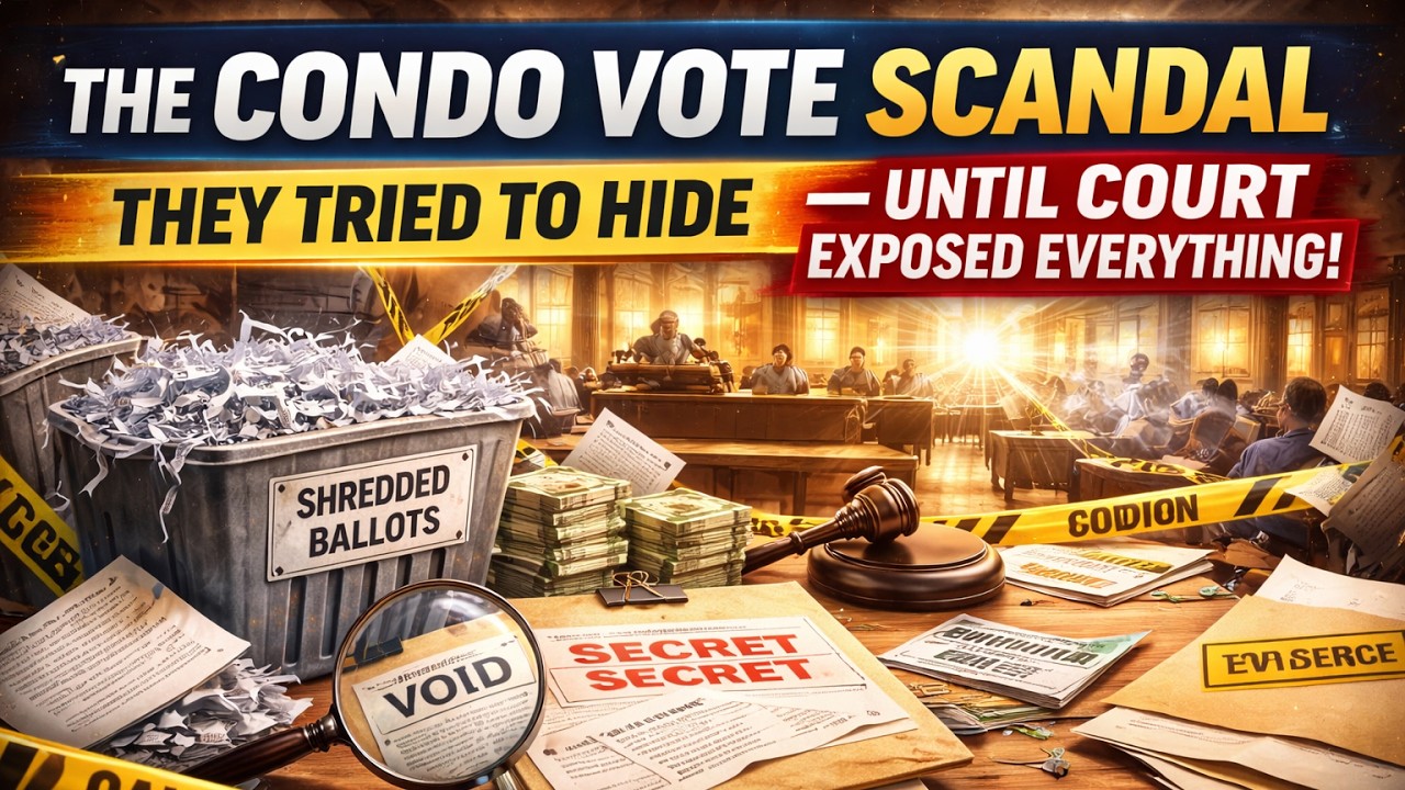 The Condo Vote Scandal They Tried to Hide &mdash; Until Court Exposed Everything!