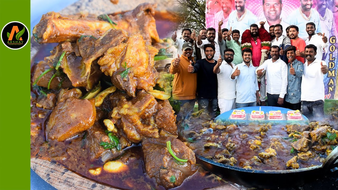 Seenanna Birthday Special | Mutton Pepper Fry | Nati Style | Rolex | Village Cooking In Kannada