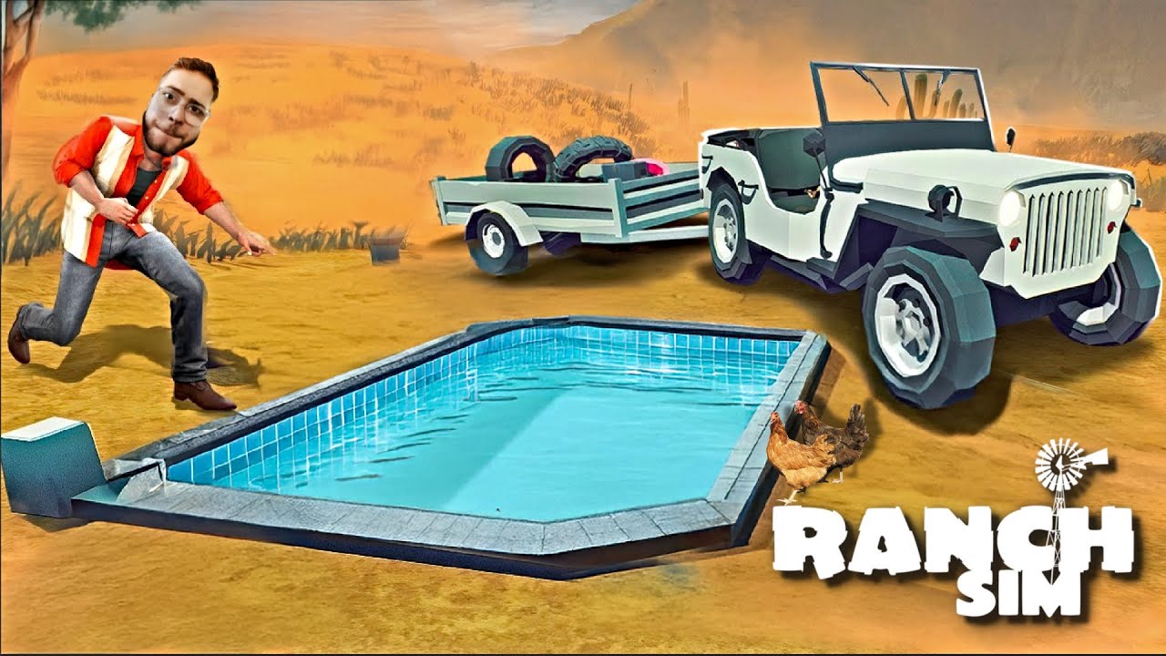 NDËRTUAM NJË PISHINË DHE NJË KERCIMORE !! - Ranch Simulator | SHQIPGaming