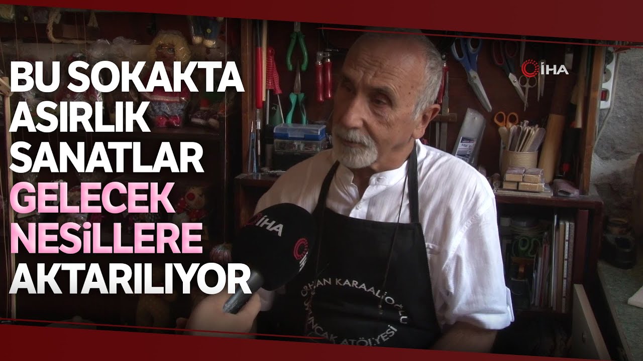 Geleneksel Sanatlar Ulucanlar Sanat Sokağı'nda Yaşatılıyor