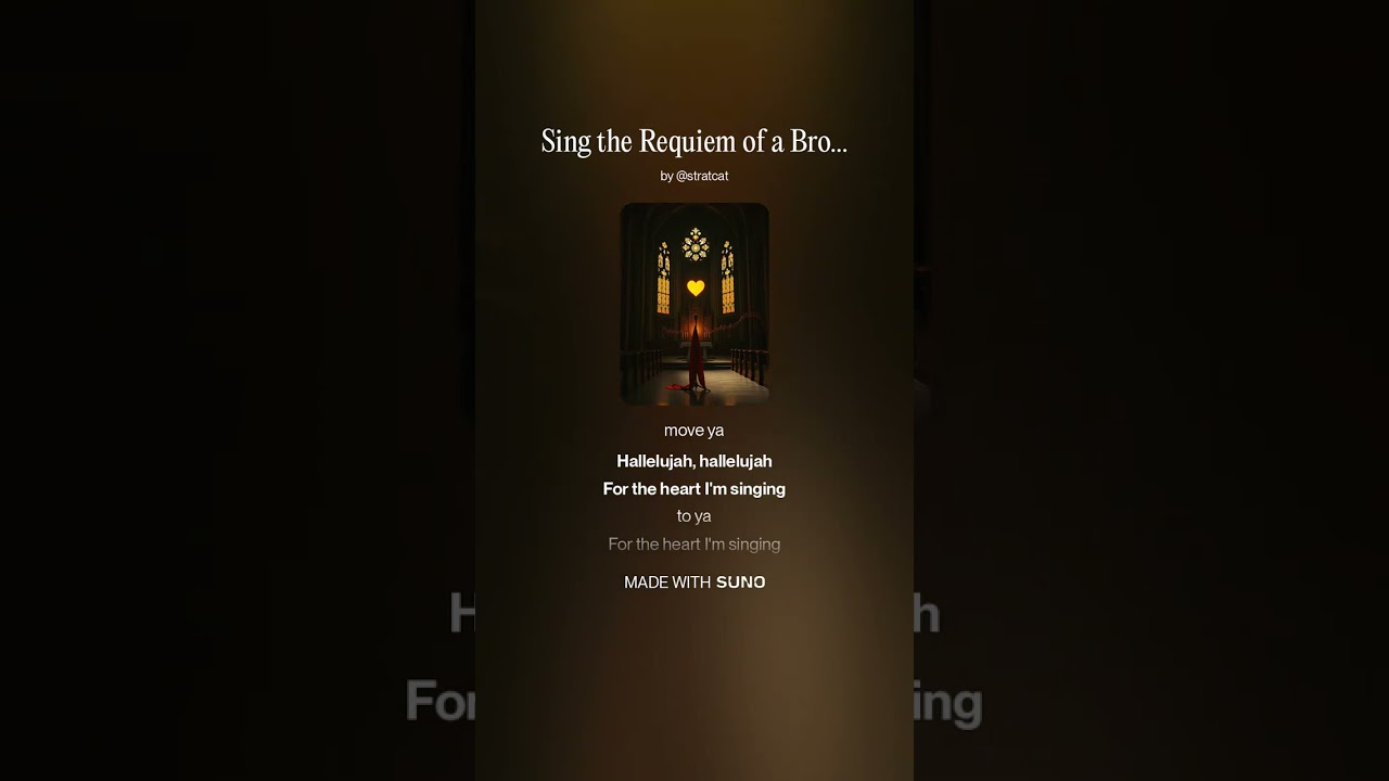 Sing the Requiem of a Broken Heart