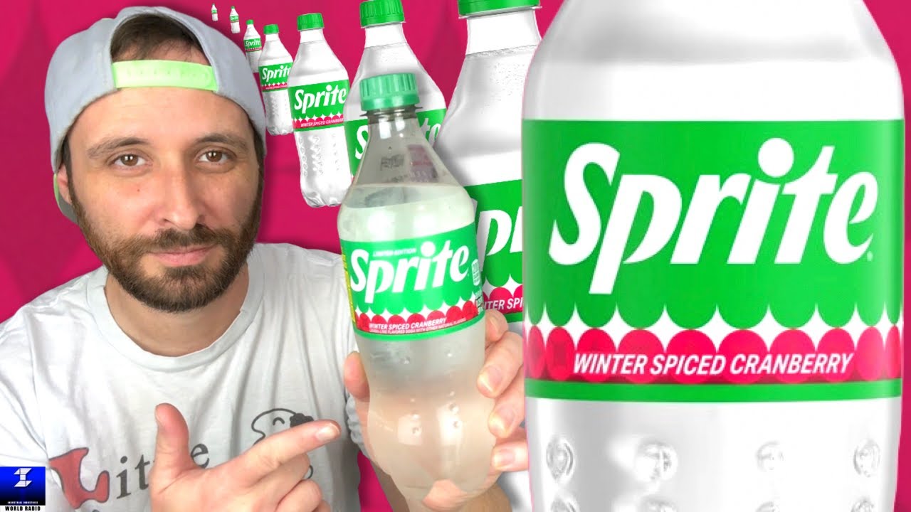 Обзор напитка Sprite Winter Spiced Cranberry (2025 год)