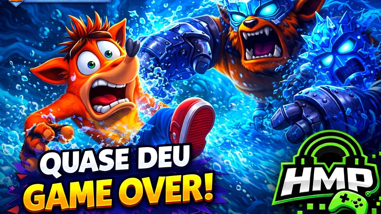 QUASE DEU GAME OVER COM O CRASH! 😱 | CRASH THE WRATH OF CORTEX PT-BR #5
