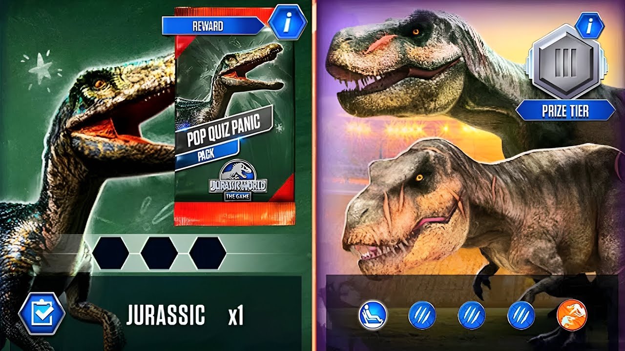 POP QUIZ PANIC & LATEST ATTRACTION TOUR SPINOTOPS | JURASSIC WORLD THE GAME
