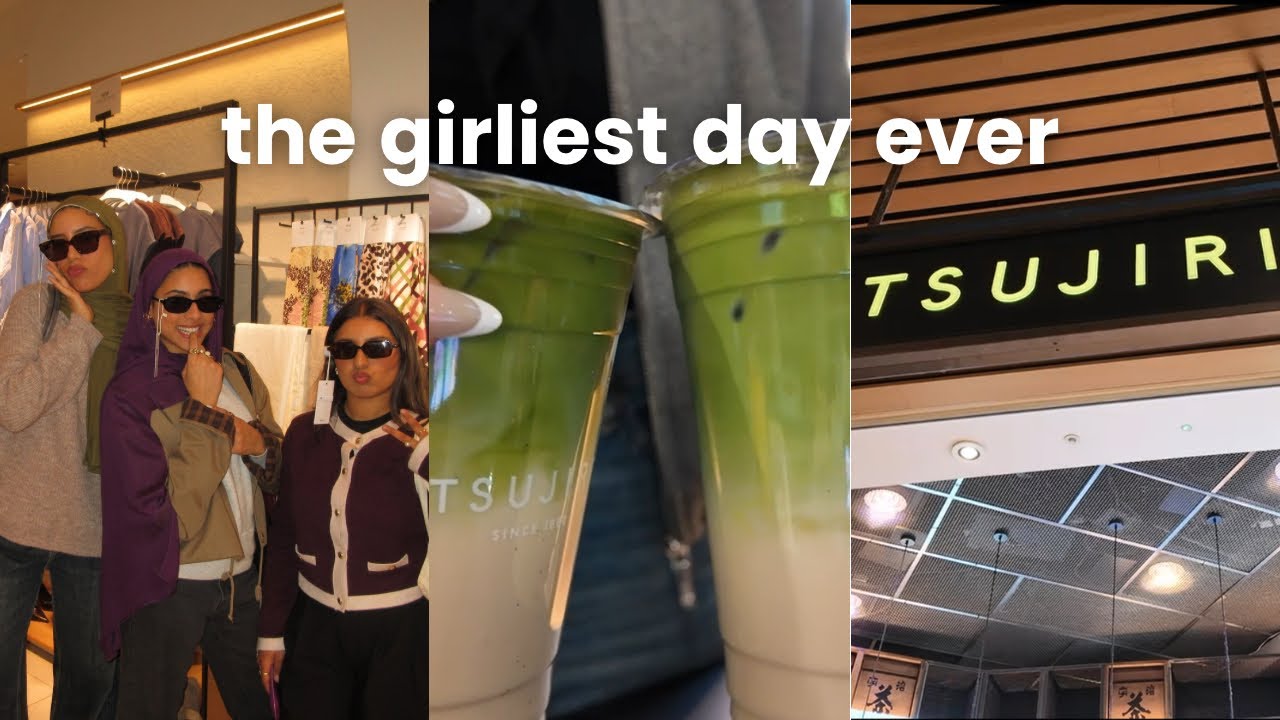a shopping trip with matcha, pancakes and the best girls