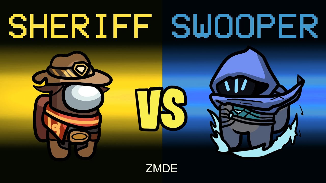 Among Us But SHERIFF VS SWOOPER (mods)
