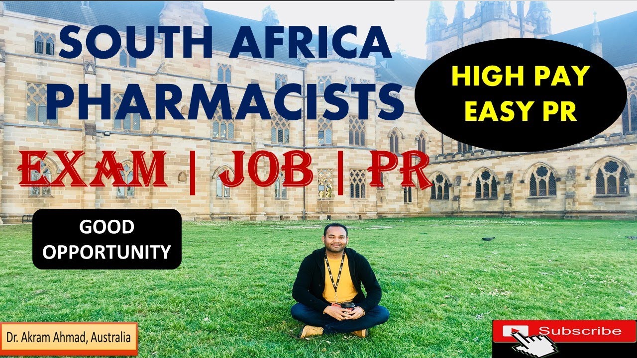 Become Pharmacist in South Africa | High Salary with Easy PR Requirements for Pharmacy