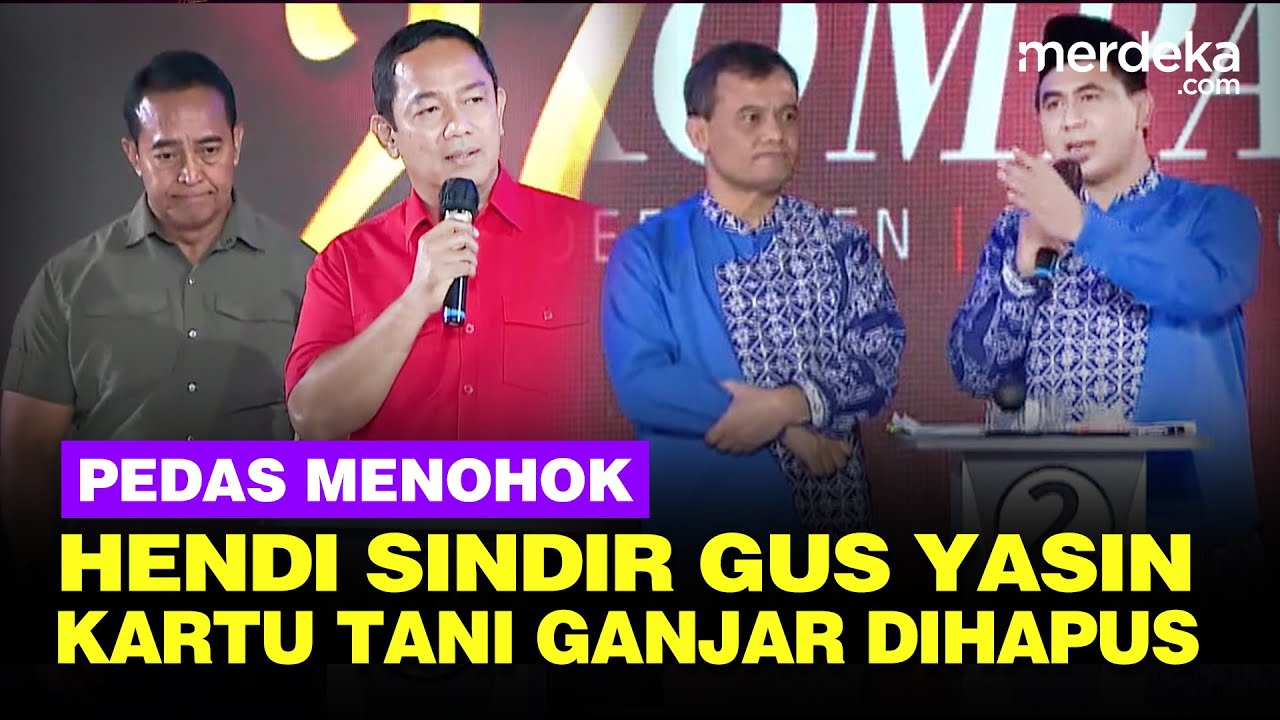 Panas Hendi Sindir Luthfi Berani Hapus Kartu Tani, Sentil Gus Yasin Soal Program Ganjar