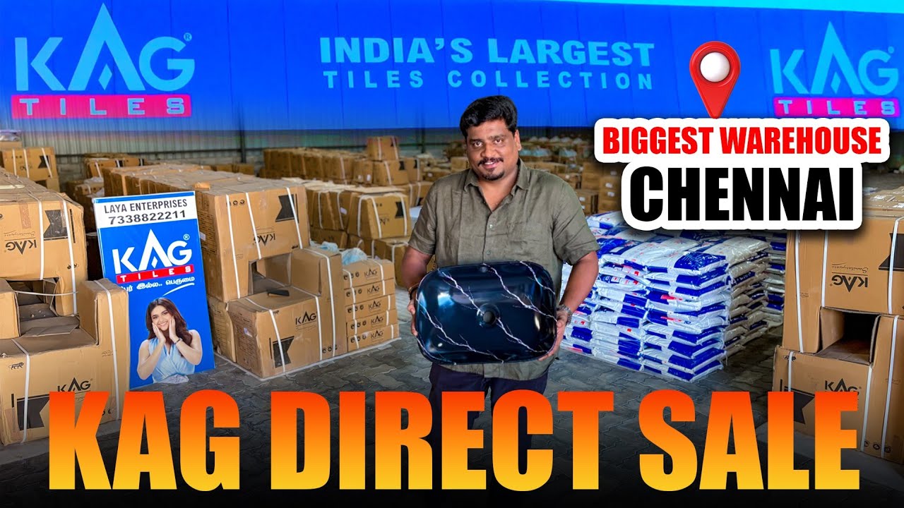 KAG Direct Sale ✅ Bathroom fittings and sanitary ware l KAG Tiles chennai