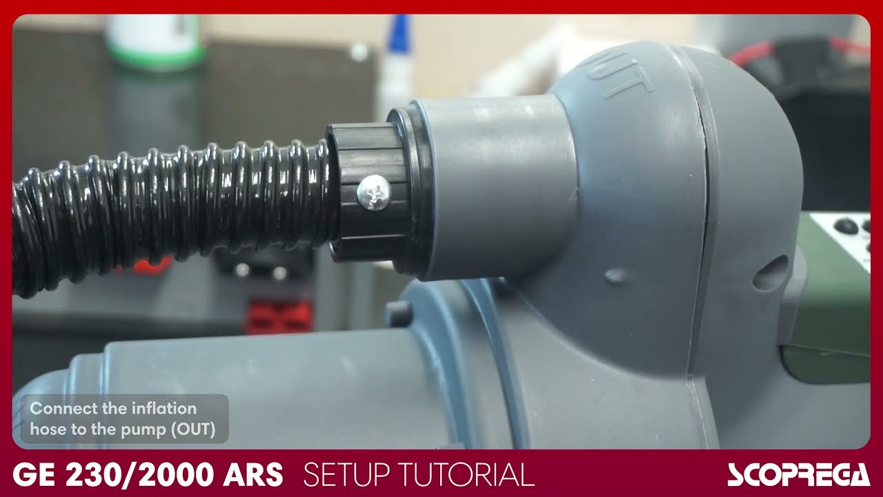 Scoprega GE 230 2000 ARS Electric pump Tutorial