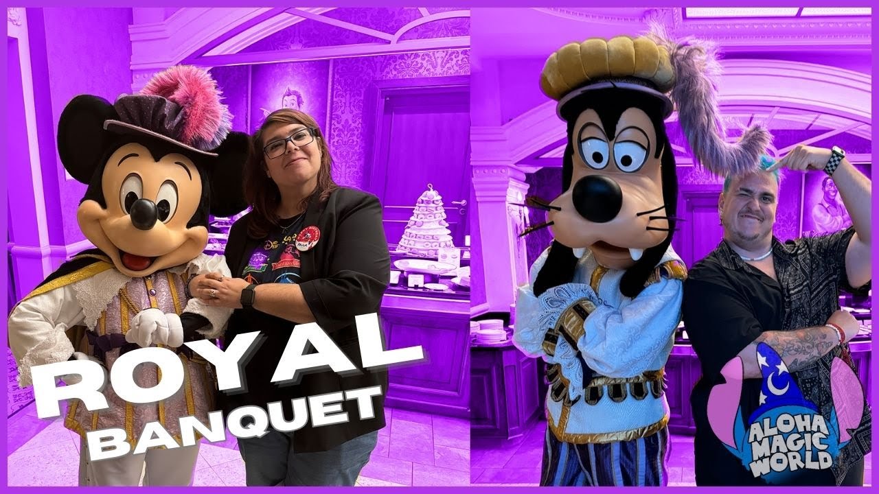 Probamos el ROYAL BANQUET del HOTEL DISNEYLAND por el cumple de Jess || Aloha Magic World