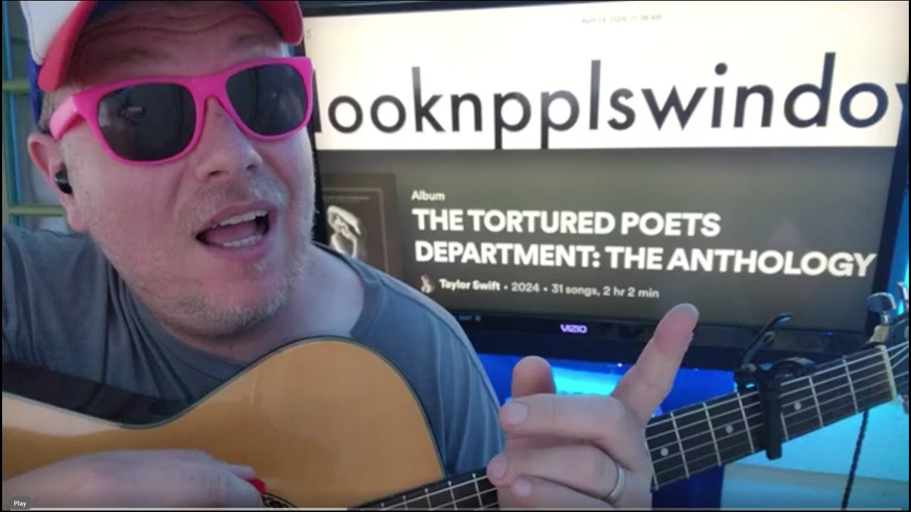 I Look In People's Windows - Taylor Swift #ttpd Guitar Tutorial (Beginner Lesson!)