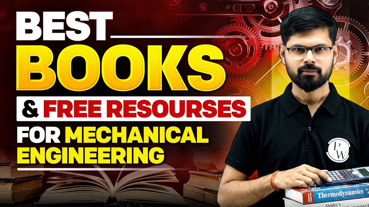Best Books for Mechanical Engineering 📚 | GATE 2027 Preparation Strategy + Free Resources