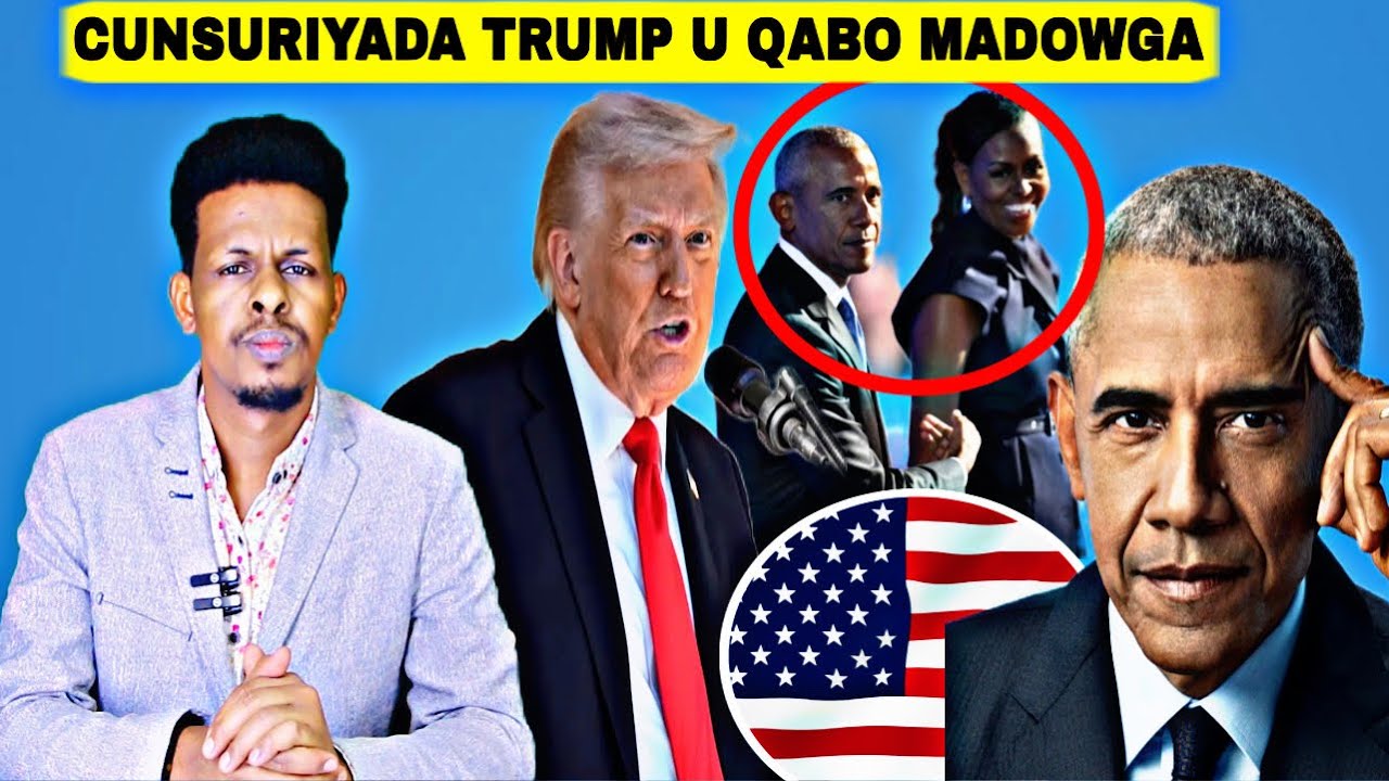 Donald Trump oo midab takoor ku sameeyay Barack Obama & Xaskiisa Caro xoogan oo ka dhalatay muqalkas