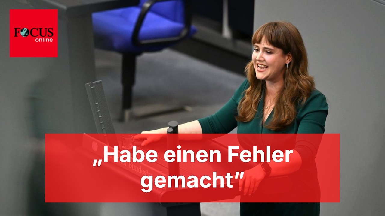 Ricarda Lang offers self-criticism following sugar tax backlash