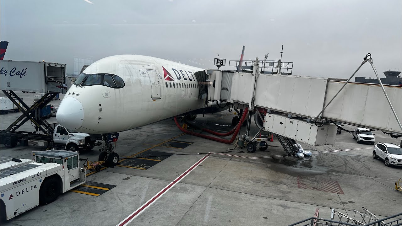 Delta 296 Airbus A350-900 Flight From Atlanta To Tokyo Haneda(With Bonus Footage Of Tokyo)