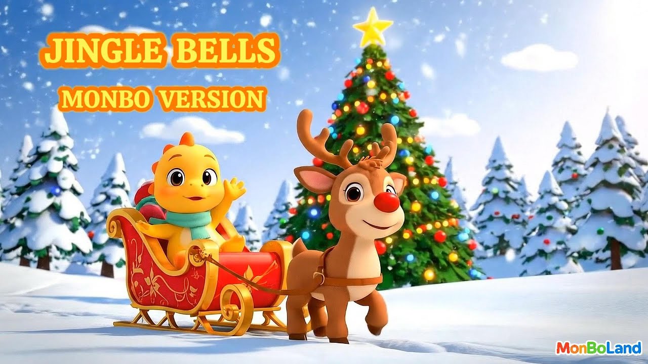 Jingle Bells🎄 | Christmas Song for Kids | MonBoLand Official Ep 25