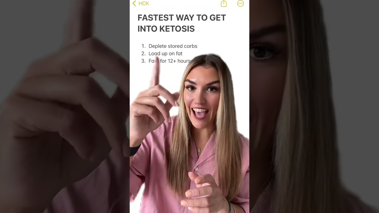 THE FASTEST WAY TO GET INTO KETOSIS 💥 #ketosis