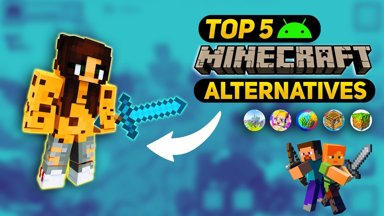 Top 5 MINECRAFT Alternative (ANDROID) 🔥