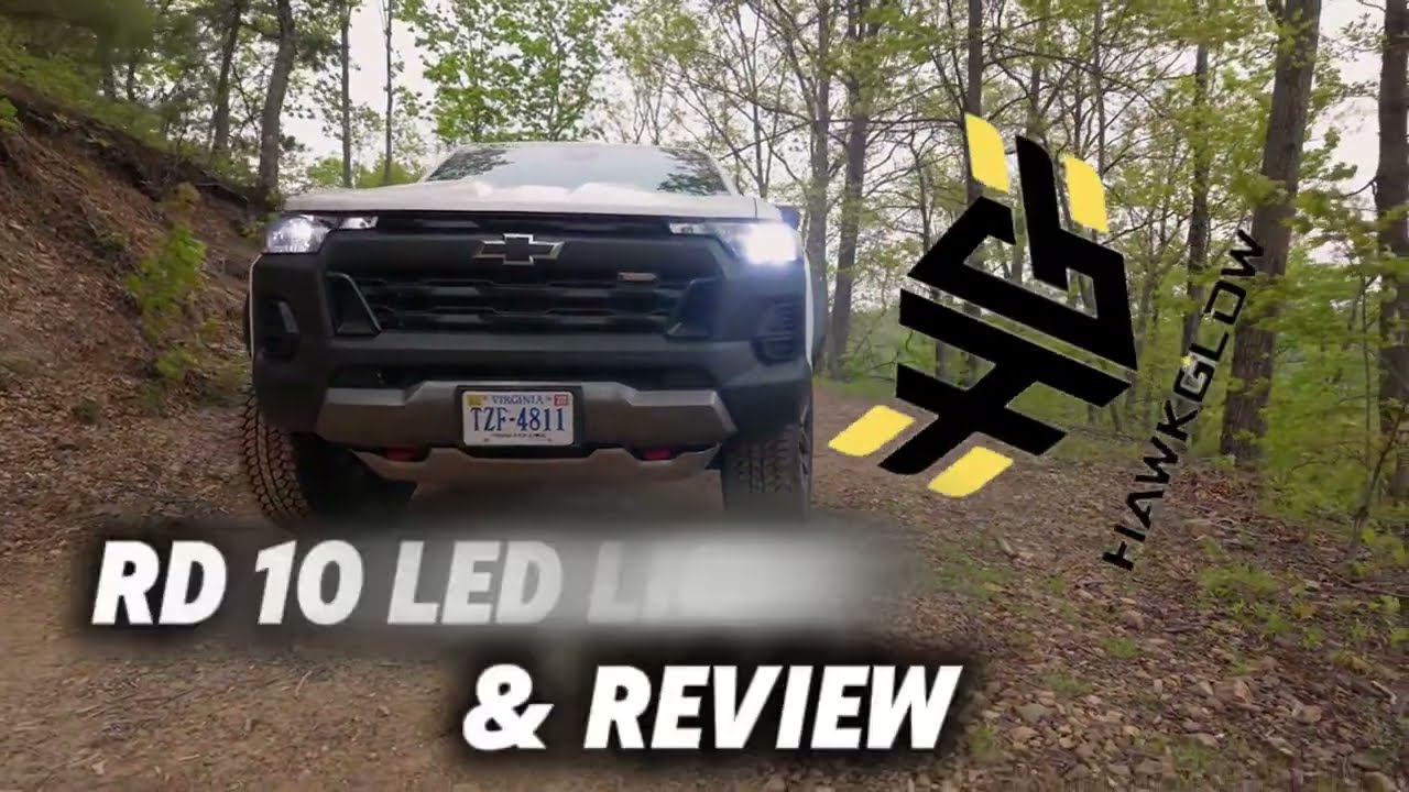 【Review】Hawkglow RD10 Series H11 LED Headlights for 2024 Chevy Colorado
