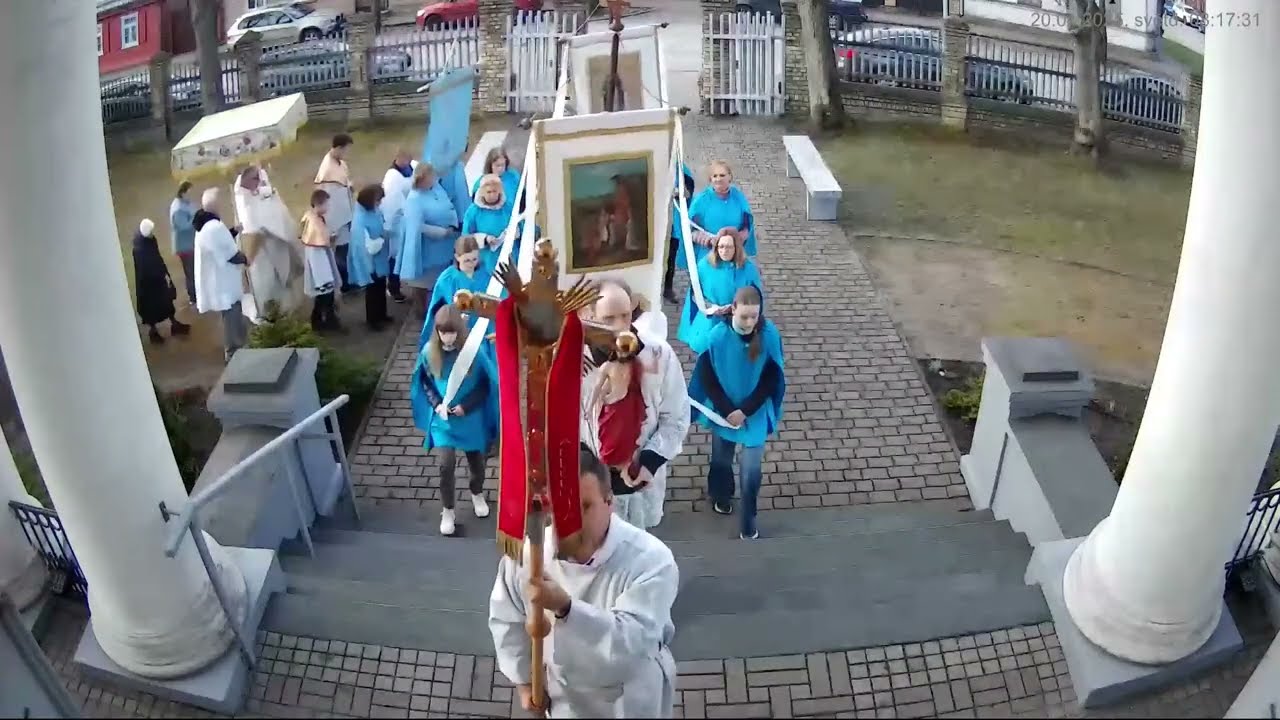 20.4.2025 Sv. 8:00 Rezurekcijas procesija, Sv. Mise