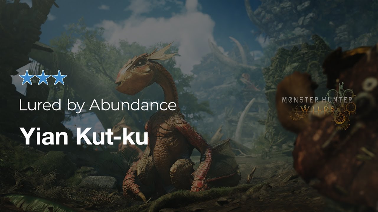 Yian Kut ku Intro Gunlance Lured by Abundance MHWilds