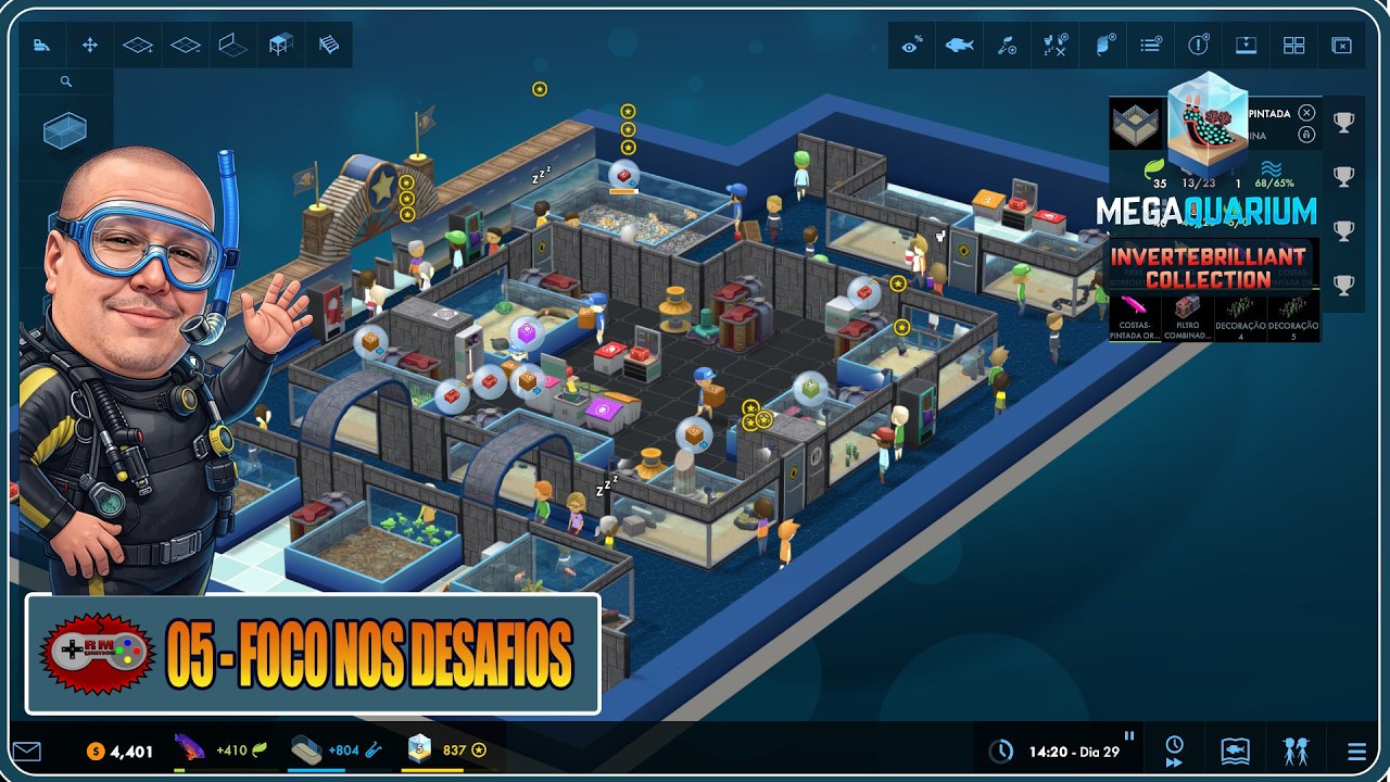 Megaquarium Invertebrilliant Collection #19 - Foco nos Desafios!