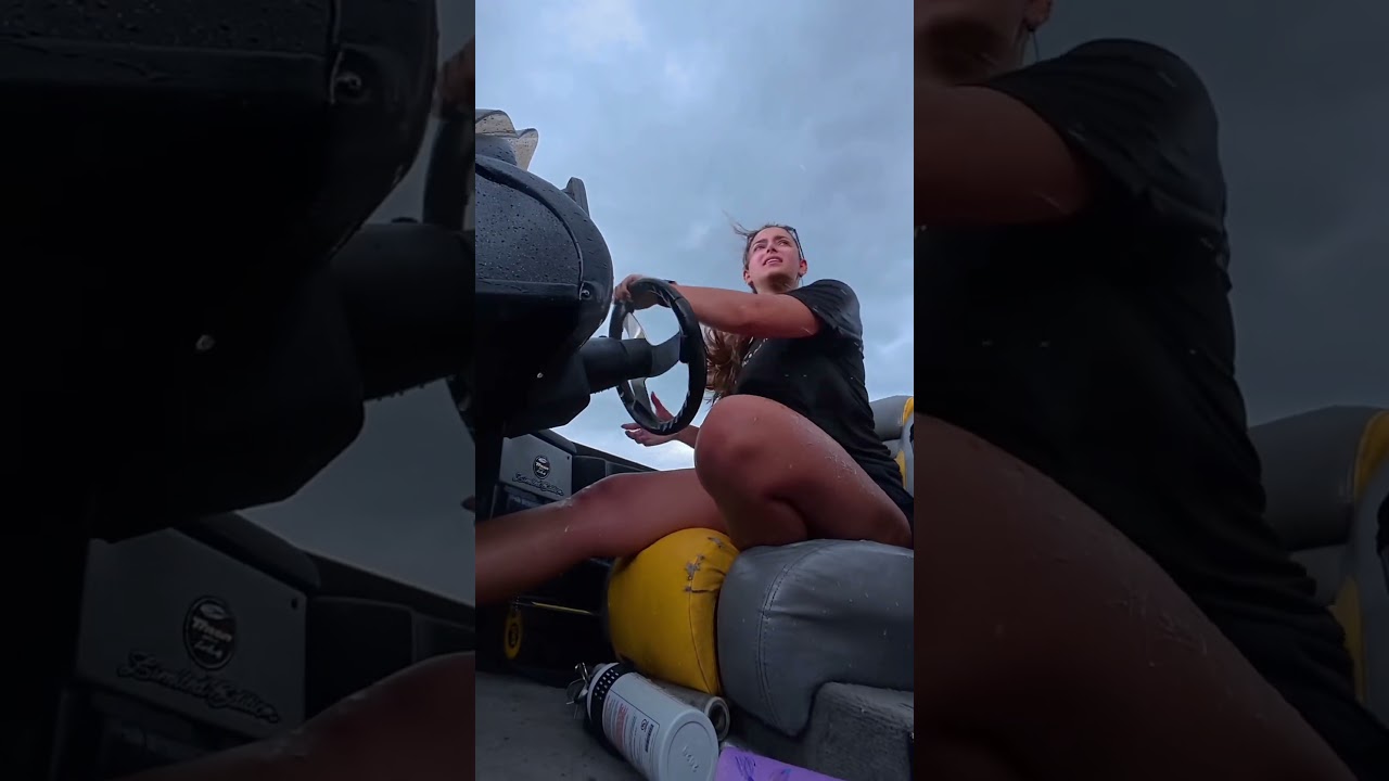 How we got caught in a storm! #bassfeatured #bassfishing #fishing #storm