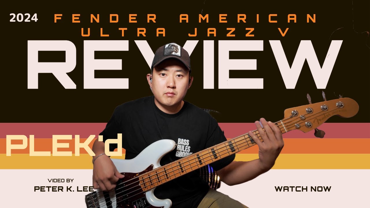 Fender American Ultra Jazz V Arctic Pearl &ndash; The Ultimate 5-String Bass? Playing the Plek&rsquo;d!