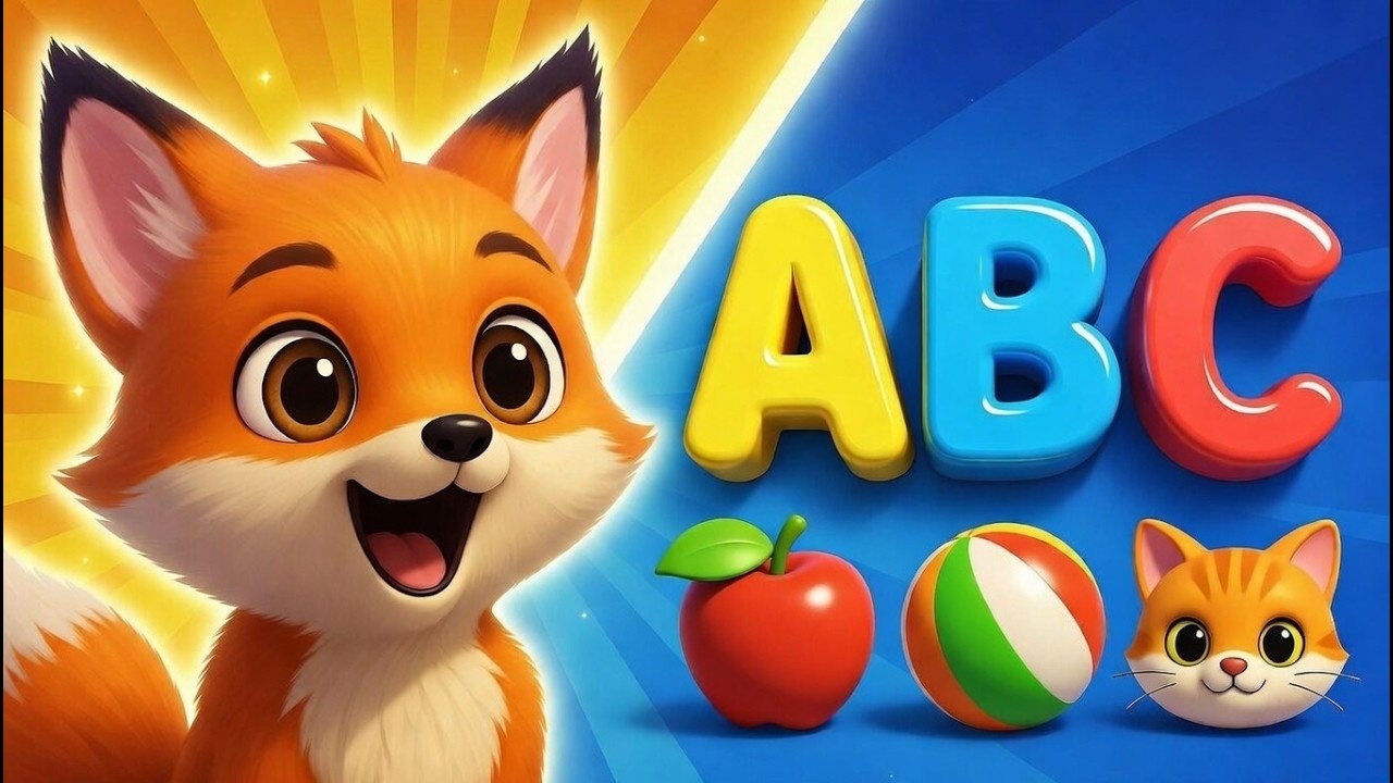 A to Z Alphabet Song with Fox 🦊  ABCD Learning for Kids  Preschool Phonics