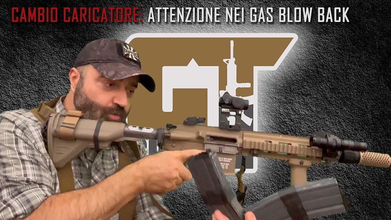 Cambio del caricatore con i Gas Blow Back