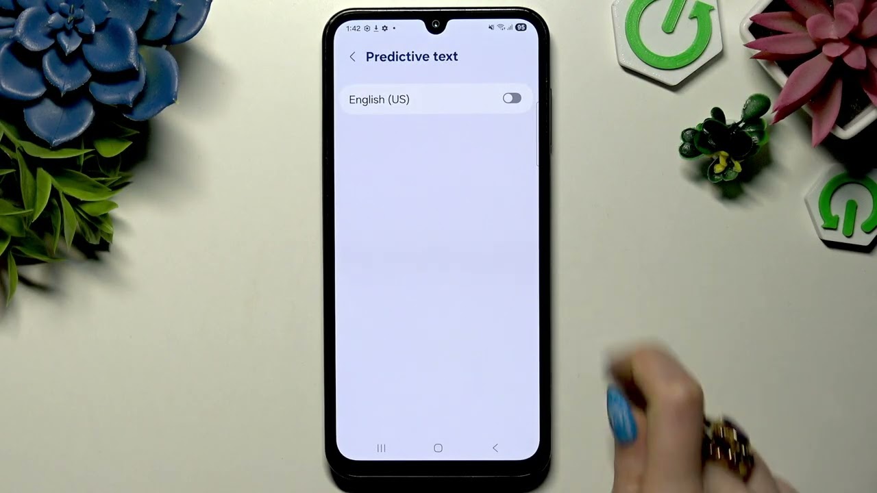 SAMSUNG Galaxy M15 5G – Включение/выключение автоматической проверки орфографии