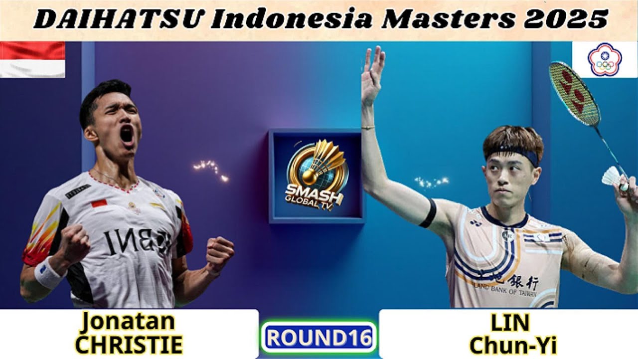 J.CHRISTIE (INA) vs LIN C.Y (TPE) | R16 DAIHATSU Indonesia Masters 2025
