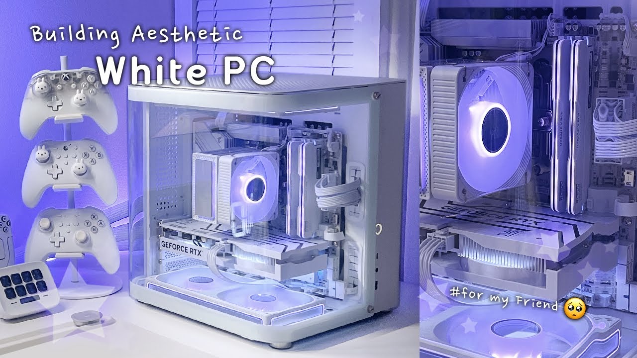 Собираю белый ПК для своего друга🍇🤍 | ESSENCORE KLEVV URBANE V RGB, CRAS C910