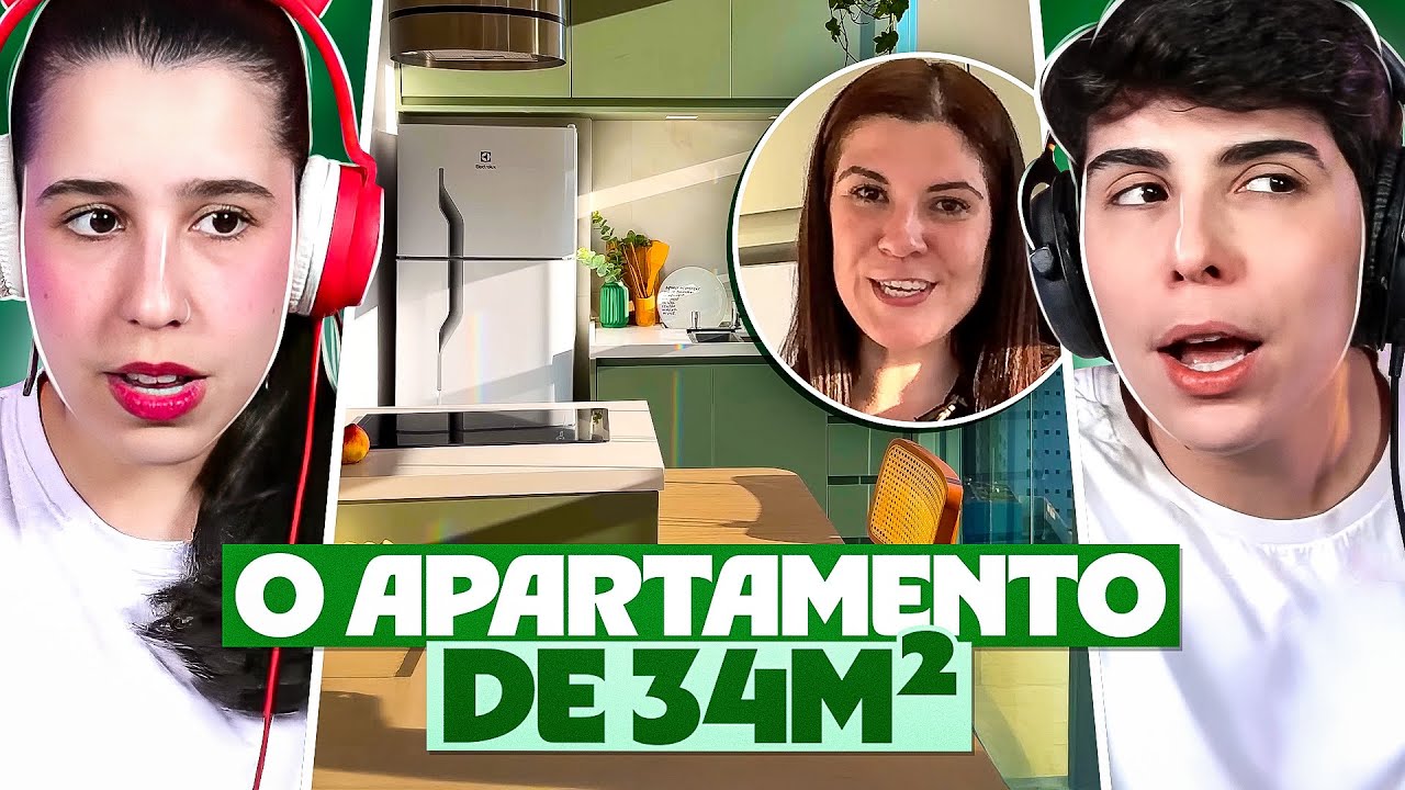 ELA FEZ MÁGICA EM UM APARTAMENTO DE 34m²! | React