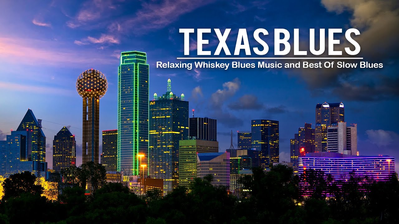 Texas Blues Night - Relaxing Whiskey Blues Music and Smooth Blues Jazz Music | Soft Background Music