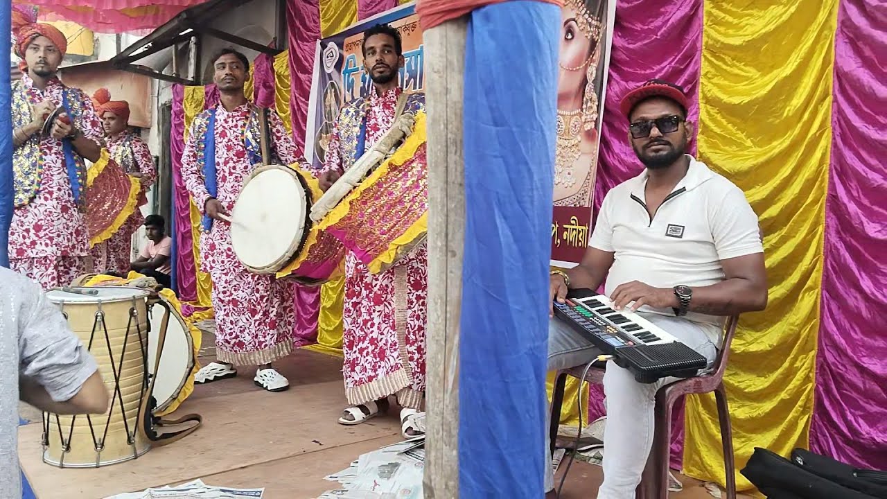 👑Faltu Amit🎹💖✨ New Bombay Dhol Tasha Party 🎉 Nabadwip Rash 2025 Golden Club 🔥